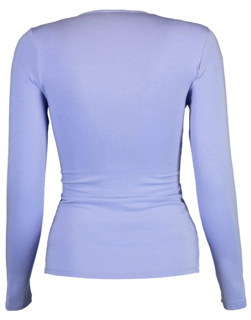 SIMKHAI-Madeline Matte Jersey Long Sleeve Top-