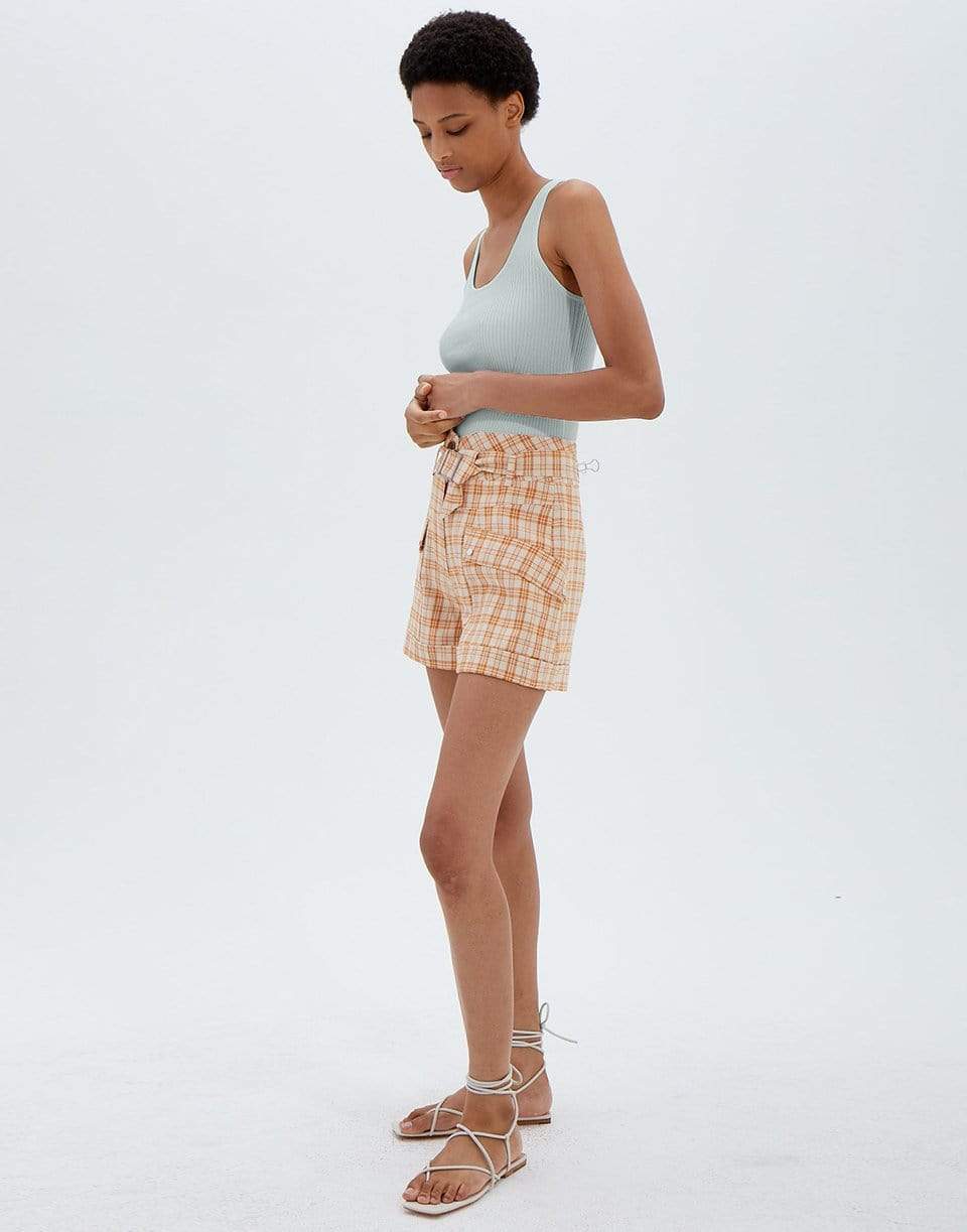 SIMKHAI-Cecilia Knit Basics Crop 
Top-