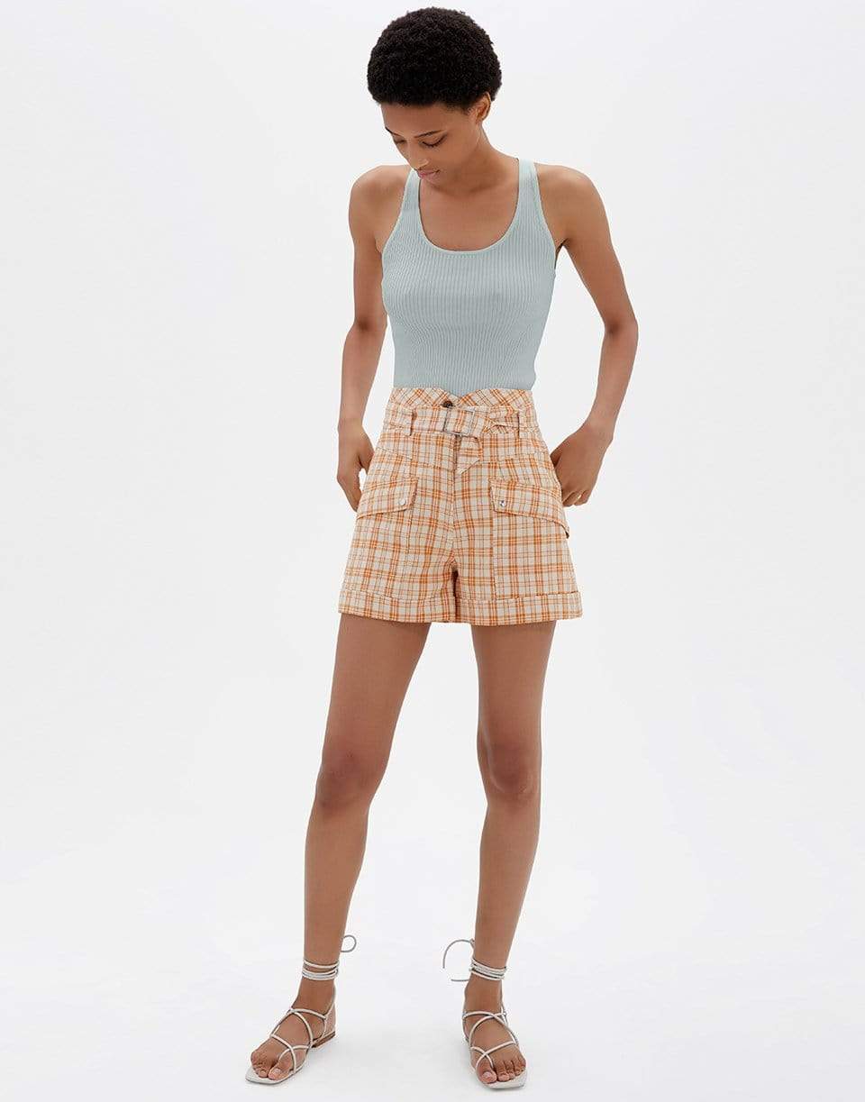 SIMKHAI-Cecilia Knit Basics Crop 
Top-