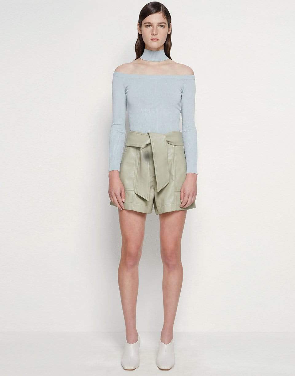 SIMKHAI-Tide Lila Cold Shoulder Pullover-