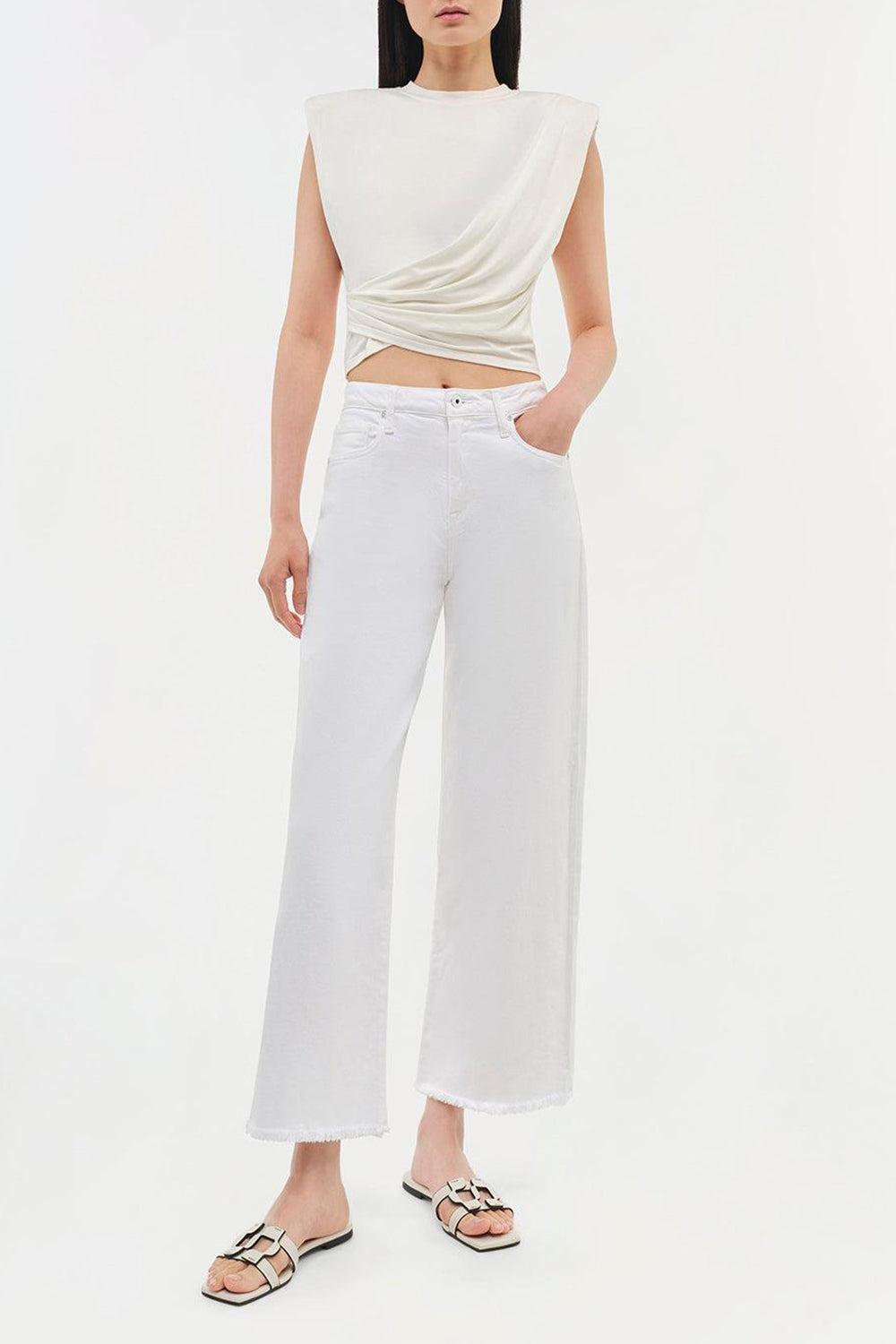 Estelle Wrap Crap Tee-WHITE-XS-CLOTHINGTOPKNITS-SIMKHAI