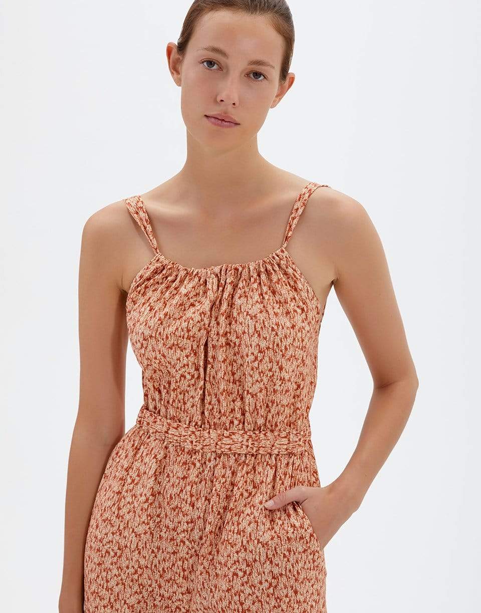 SIMKHAI-Serenity Organic Printed
Tie Back Jumpsuit-