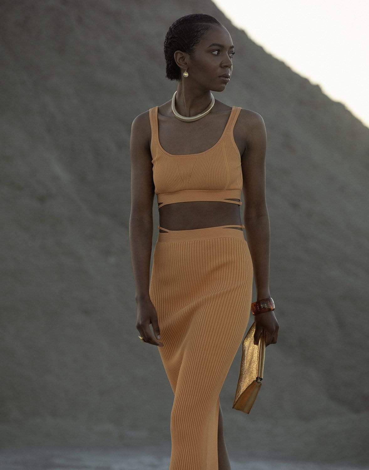 SIMKHAI-Liyana Strapped Top-