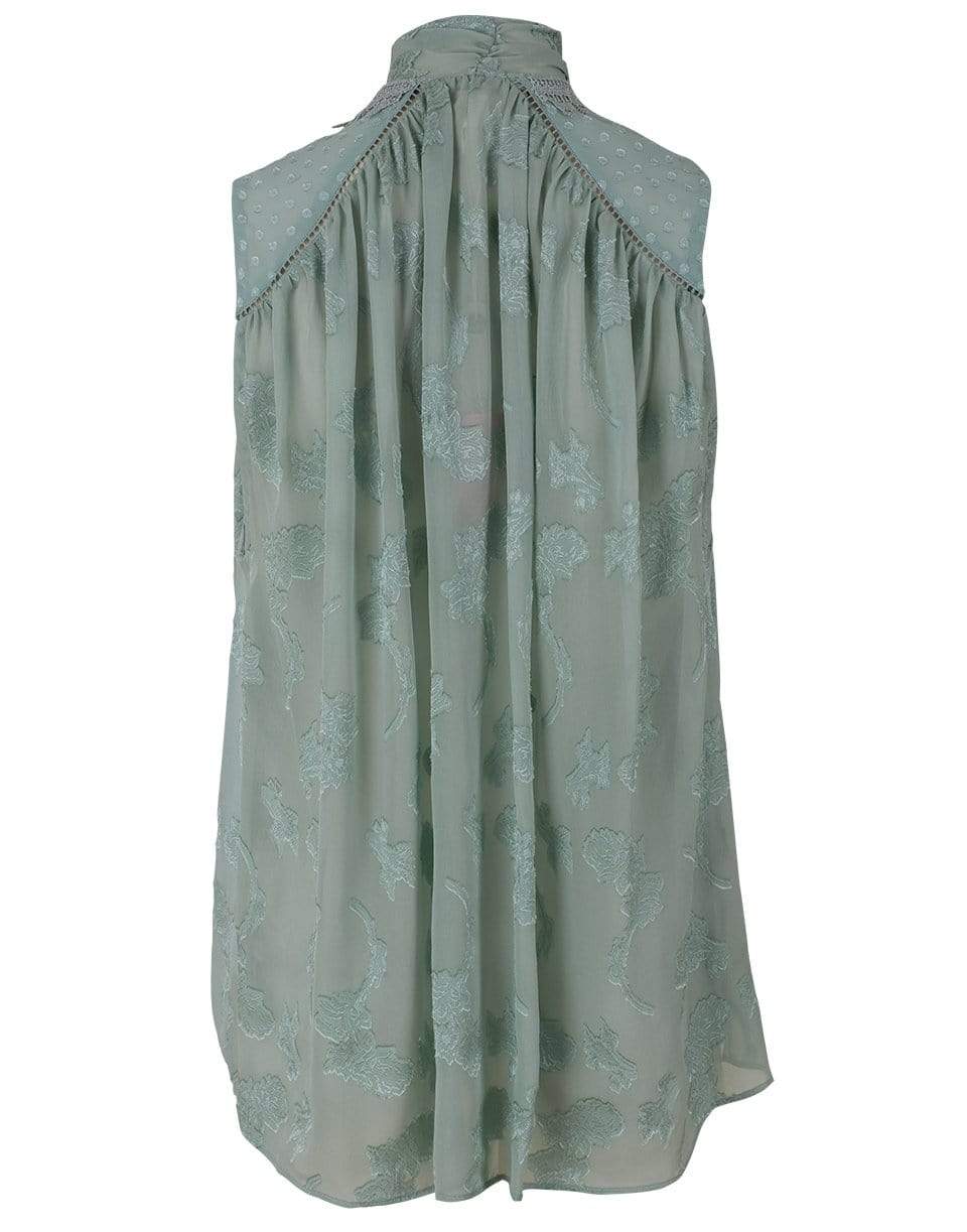 SIMKHAI-Renee Floral Jacquard Top-