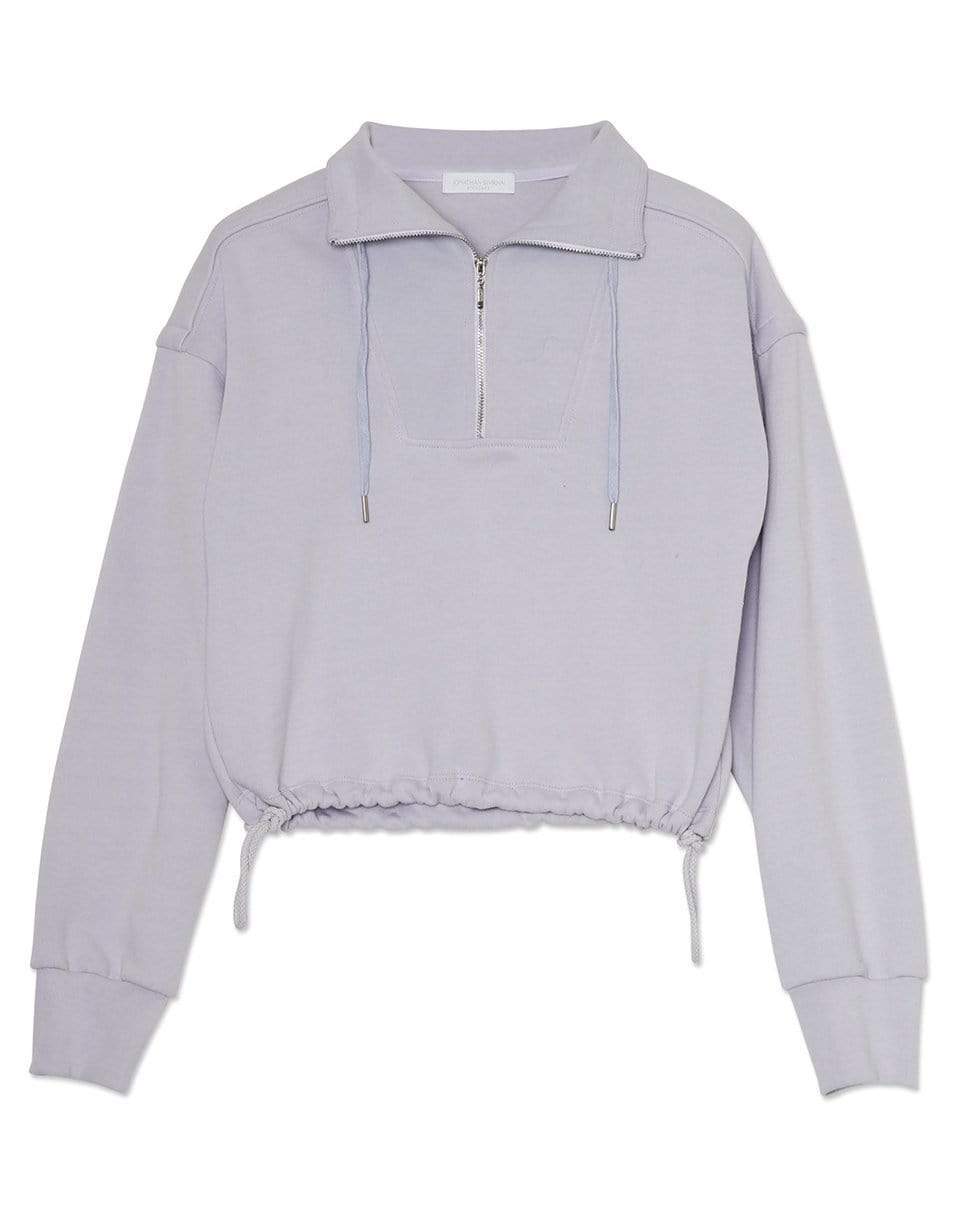 SIMKHAI-Zella Organic Cropped Pullover Top-