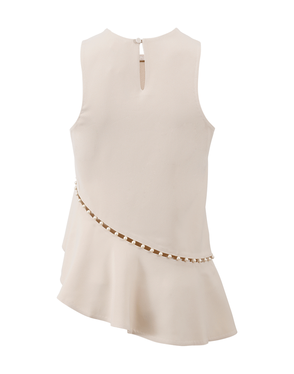 SIMKHAI-Pearl Stud Asymmetrical Top-