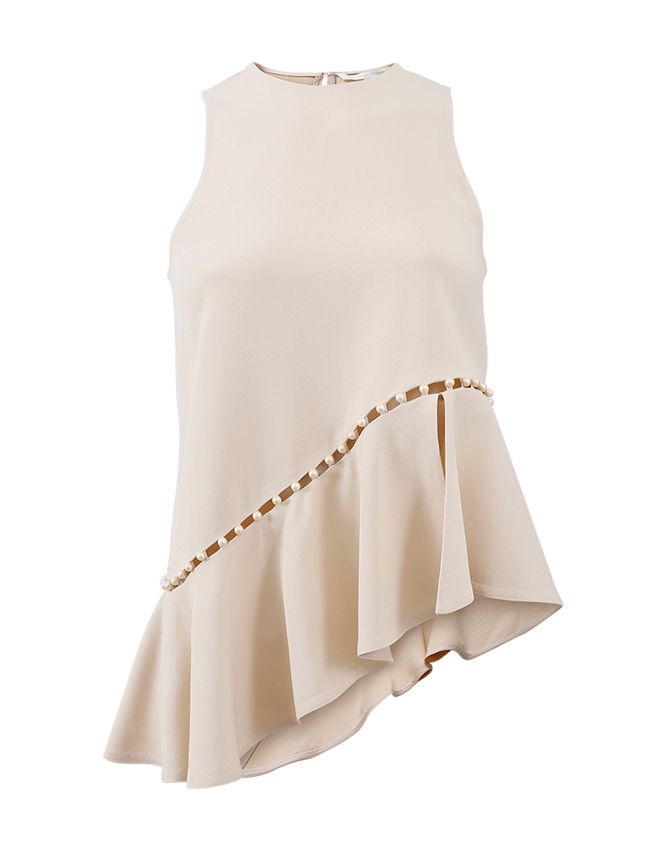 SIMKHAI-Pearl Stud Asymmetrical Top-