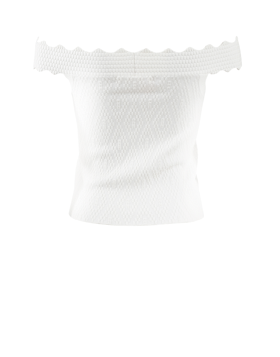 SIMKHAI-Diamond Texture Bandeau Top-