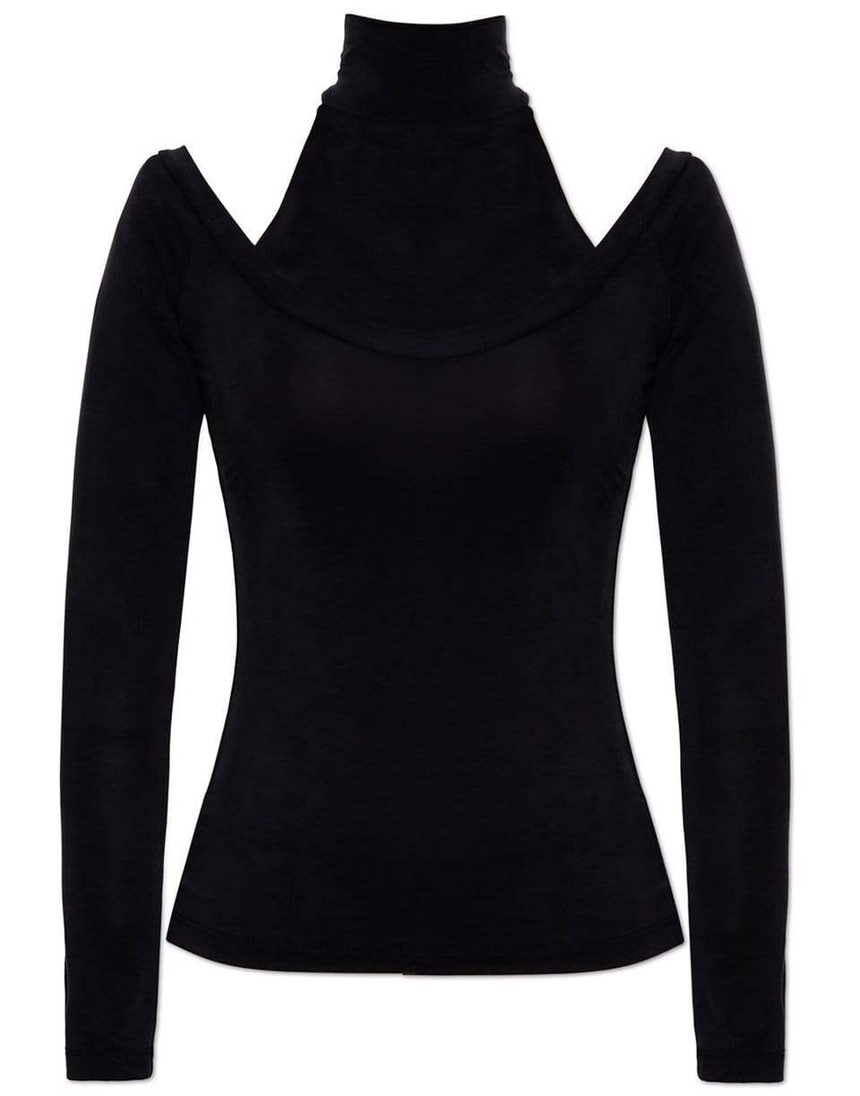 SIMKHAI-Kassidy Eco Long Sleeve Turtleneck Top-