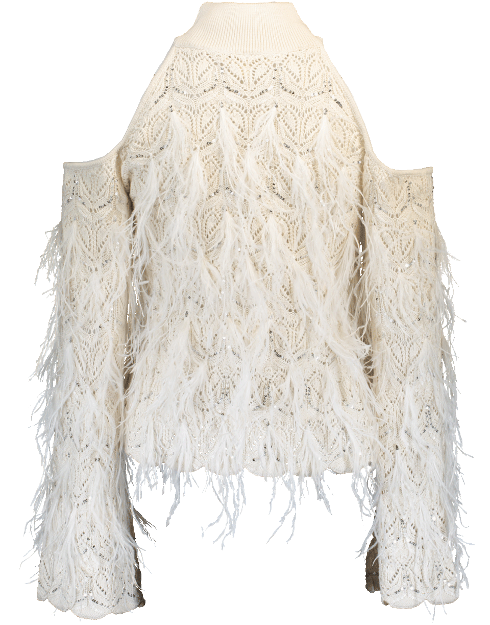 SIMKHAI-Knit Cold Shoulder Sweater-