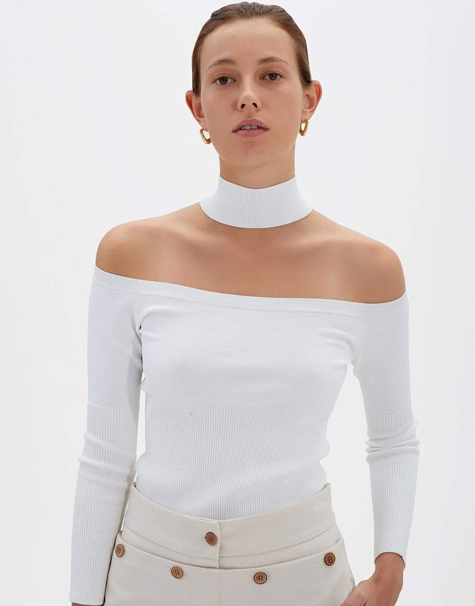 SIMKHAI-Lila Cold Shoulder Pullover-