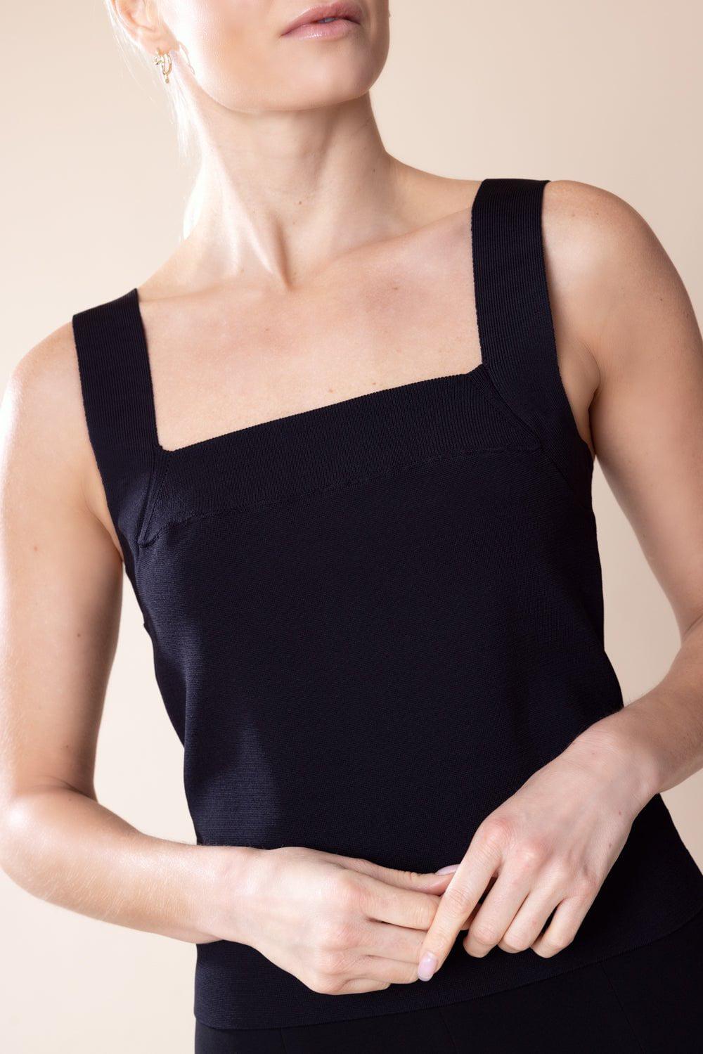 SIMKHAI-Madine Tank Top - Black-