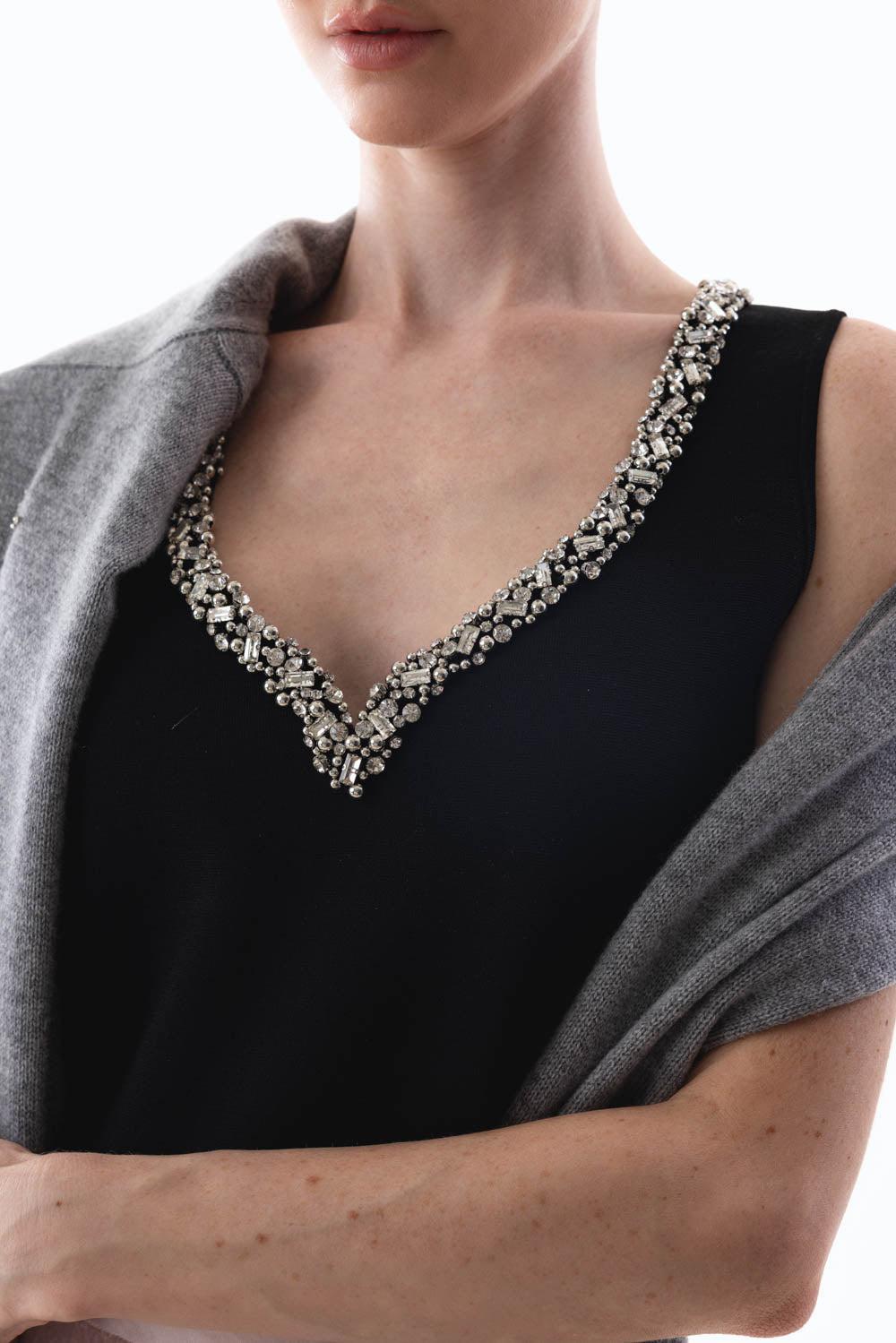 SIMKHAI-Marceline Tank - Black-