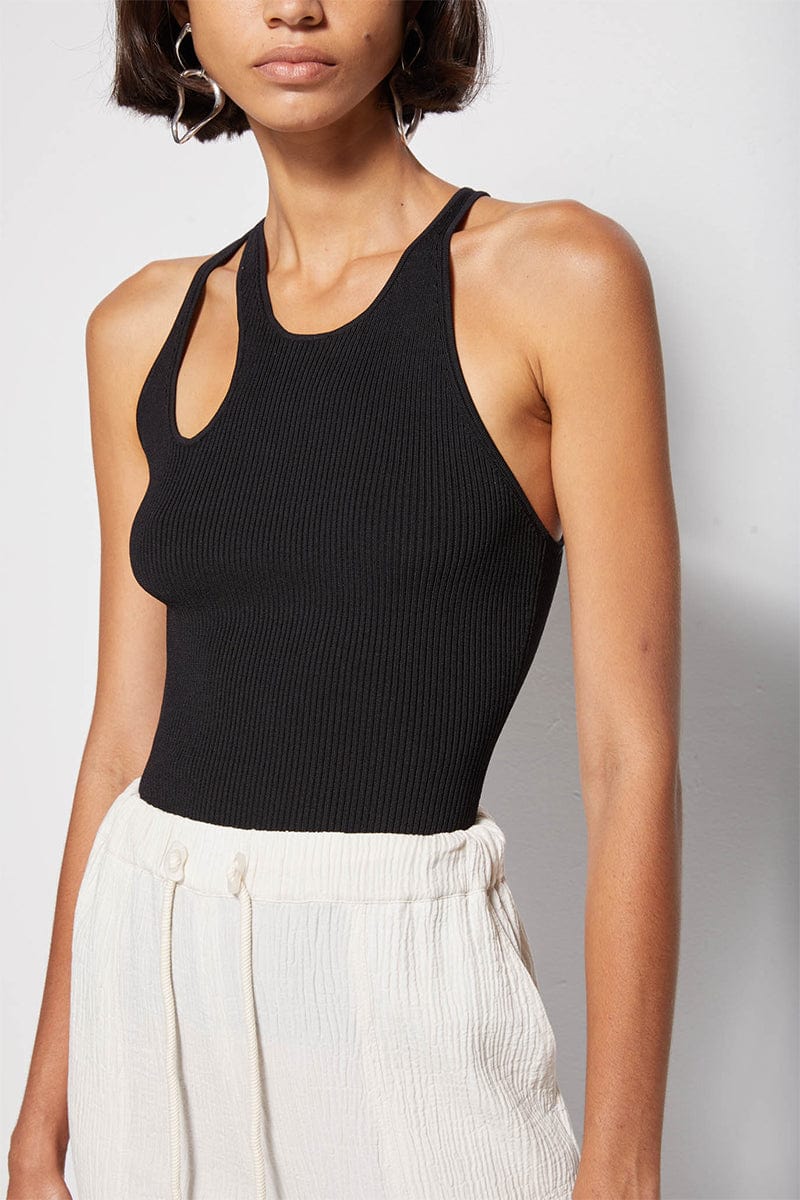 SIMKHAI-Marti Cut Out Tank Top-