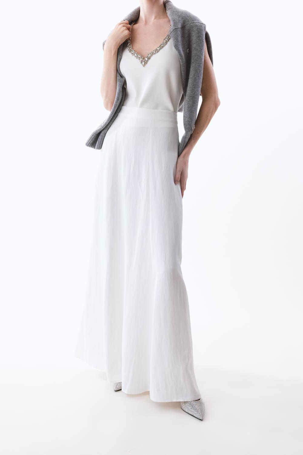 SIMKHAI-Marceline Tank - Ivory-