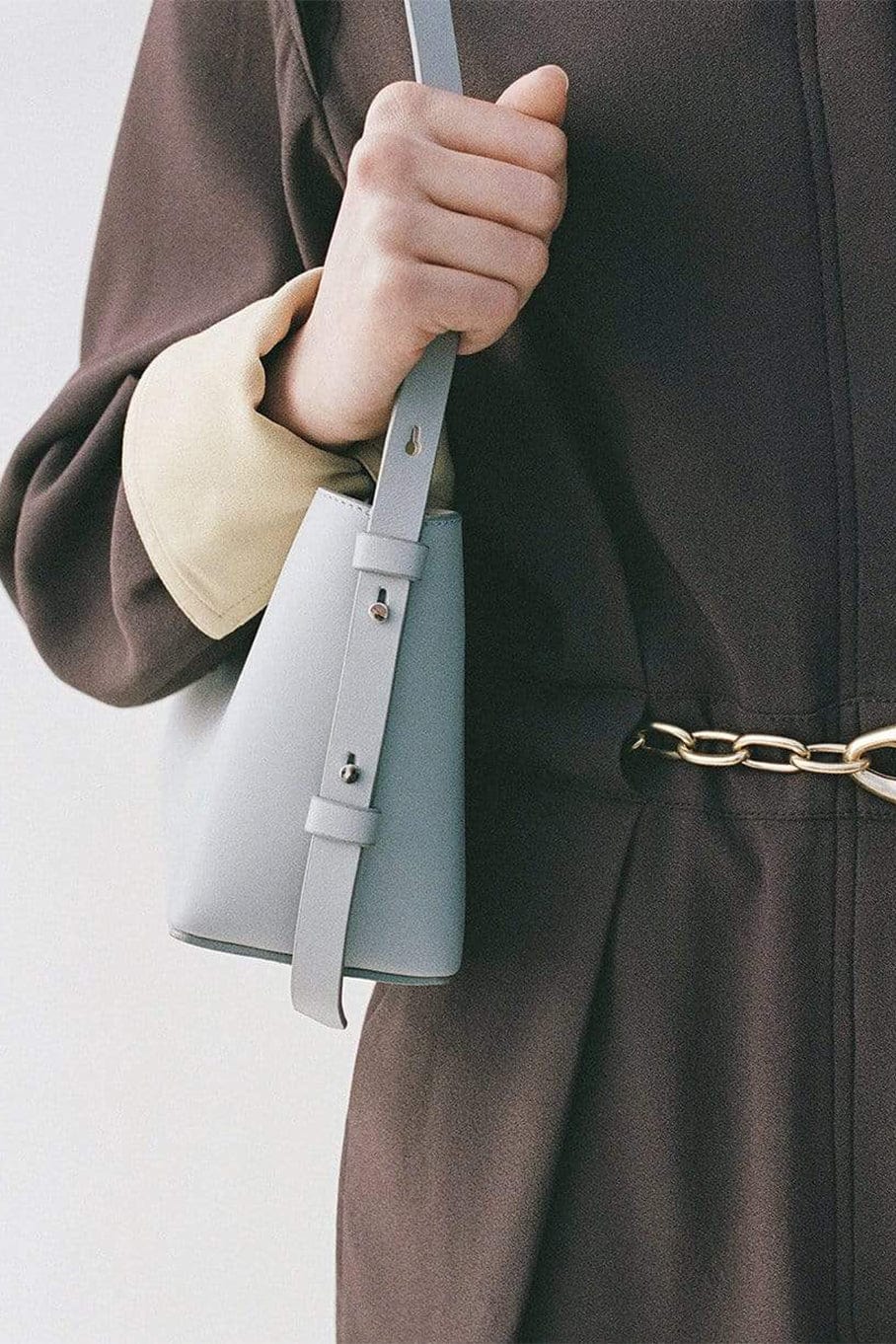 SIMKHAI-Demi Baguette Bag - Azure-AZURE