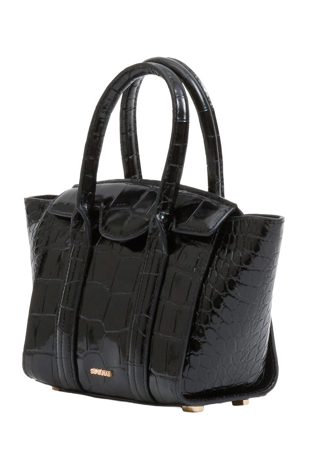 Nicola Mini Tote Bag-BLACK-HANDBAGTOTES-SIMKHAI