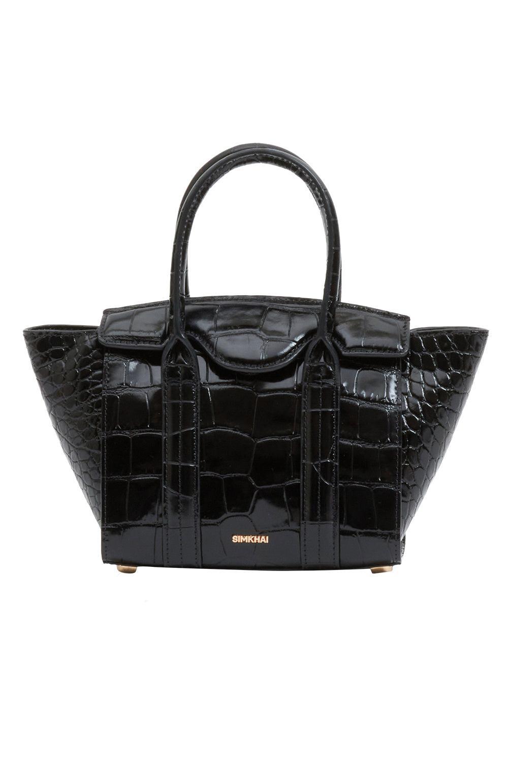 Nicola Mini Tote Bag-BLACK-HANDBAGTOTES-SIMKHAI