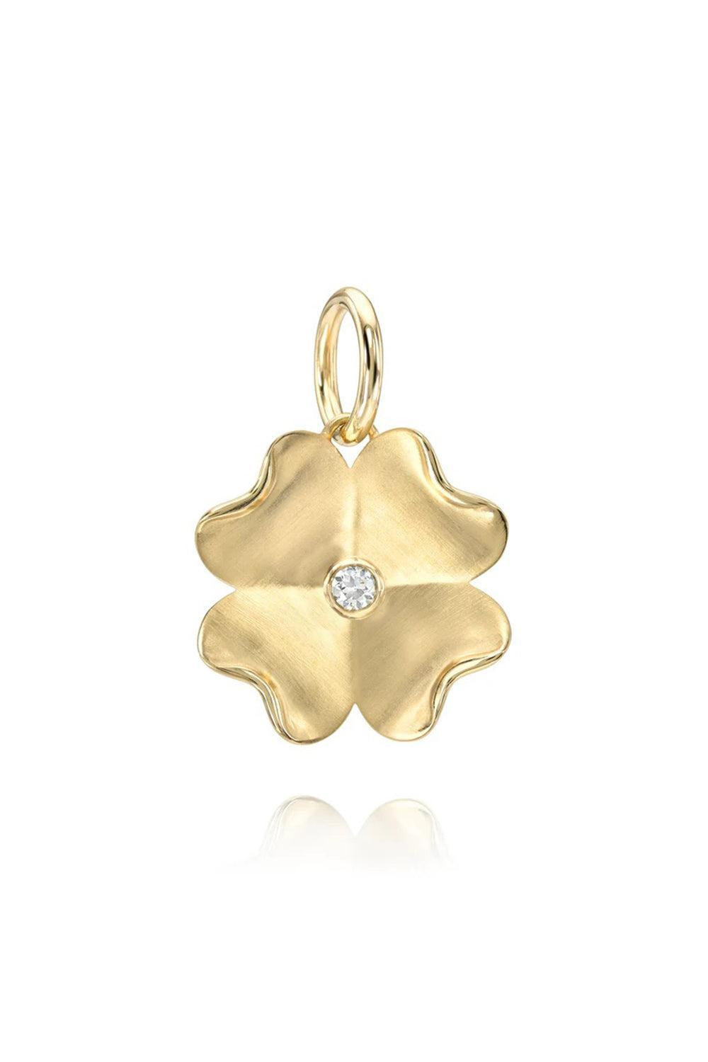 Small Fortuna Pendant-YELLOW GOLD-JEWELRYFINE JEWELPENDANT-SINGLE STONE