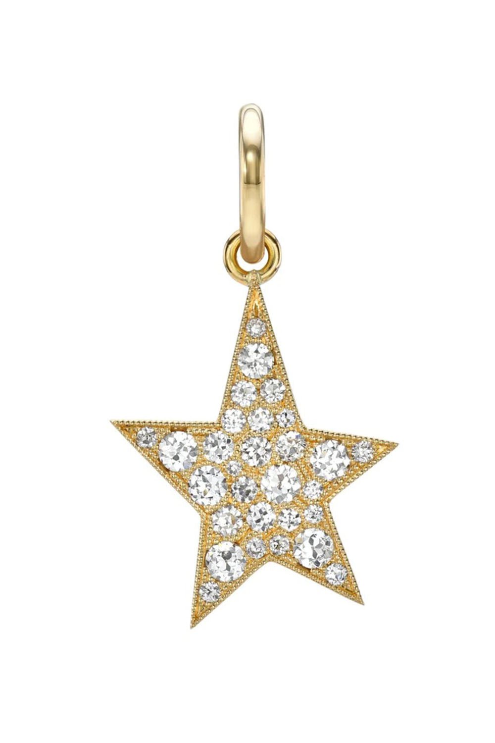 SINGLE STONE-Small Kinsley Pendant-YELLOW GOLD