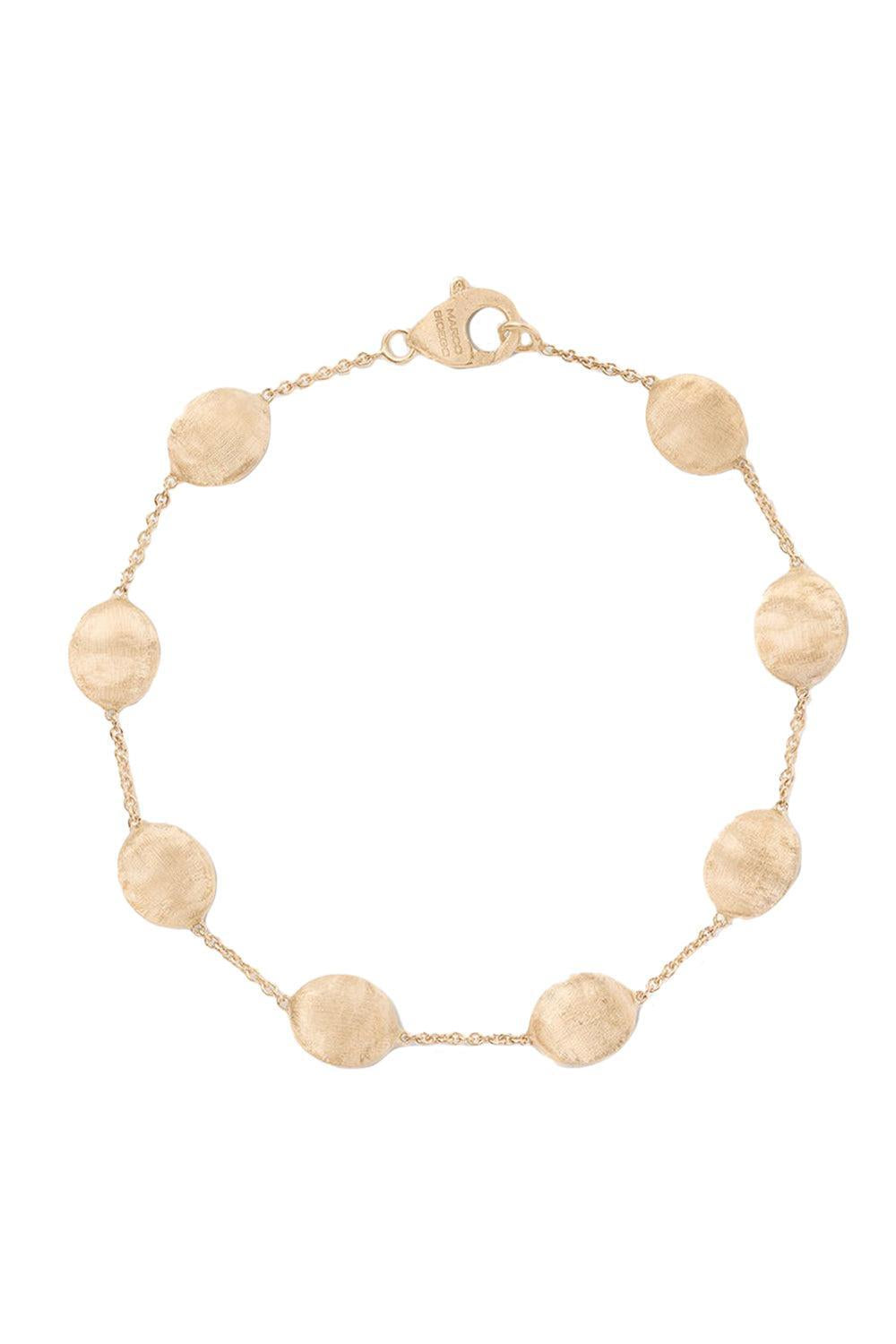 Siviglia Large Bean Bracelet-YELLOW GOLD-7.5-JEWELRYFINE JEWELBRACELET O-MARCO BICEGO