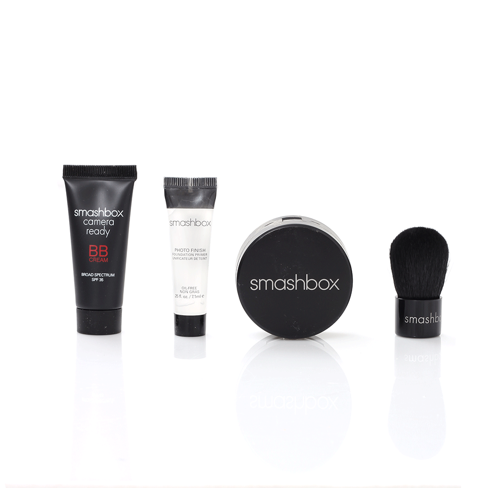 SMASHBOX-Light/Medium Halo BB Try It Kit-LGHT/MED