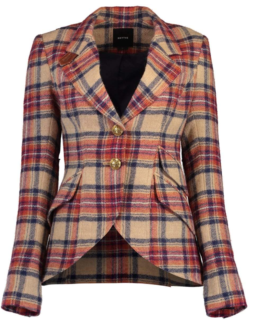 SMYTHE-Plaid Hunting Blazer-