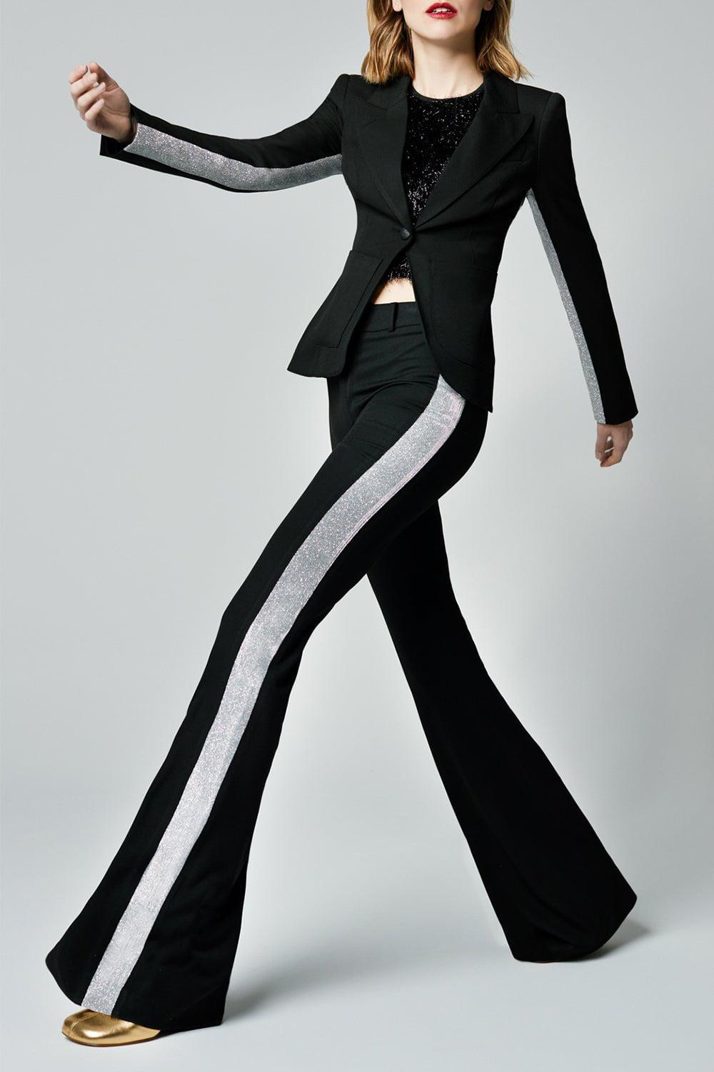 SMYTHE-Tux Stripe Bootcut Pant-