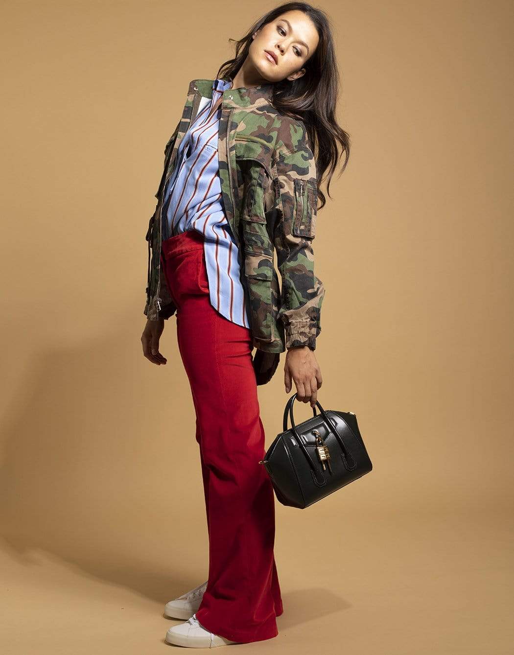 SMYTHE-Velvet Wide Leg Trouser-