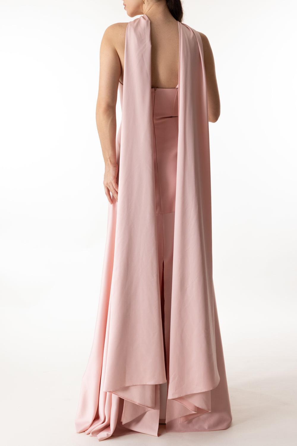 CECE DRESS-PUTTYPNK-2-CLOTHINGDRESSGOWN-SOLACE LONDON