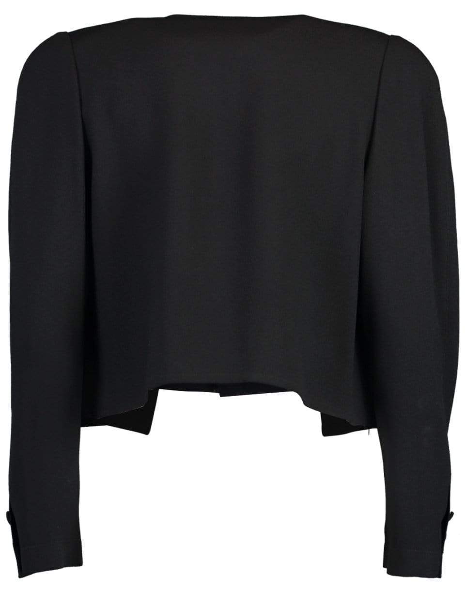 SONIA RYKIEL-Stud Detail Jacket with Bustier-BLACK