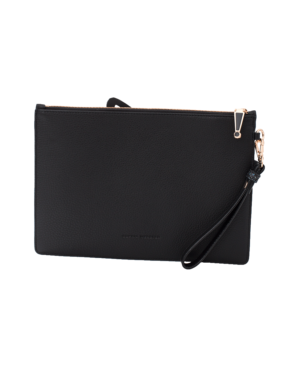 SOPHIA WEBSTER-Flossy Butterfly Pouchette-BLACK