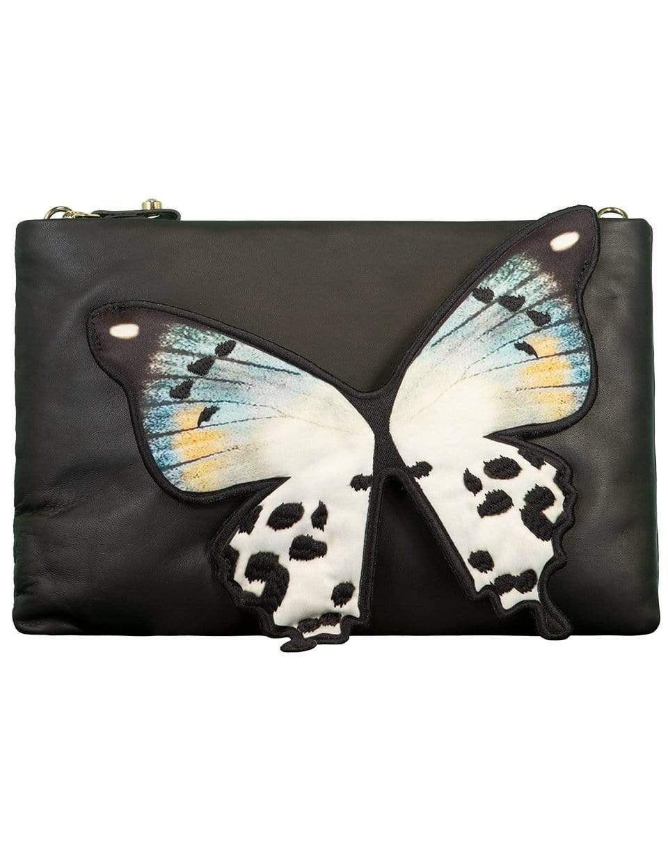 SOPHIA WEBSTER-Flossy Clutch-BLACK