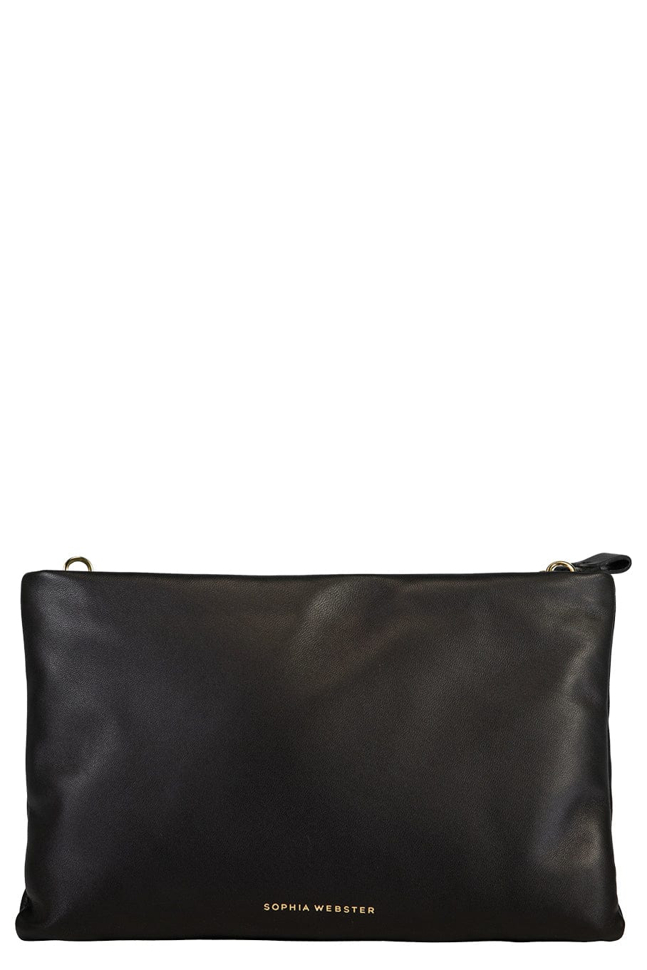 SOPHIA WEBSTER-Flossy Clutch - Black-BLACK GOLD