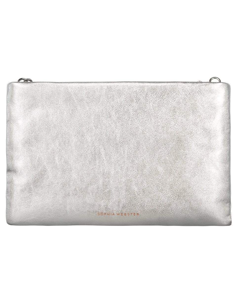 SOPHIA WEBSTER-Bijou Clutch - Silver-SILVER