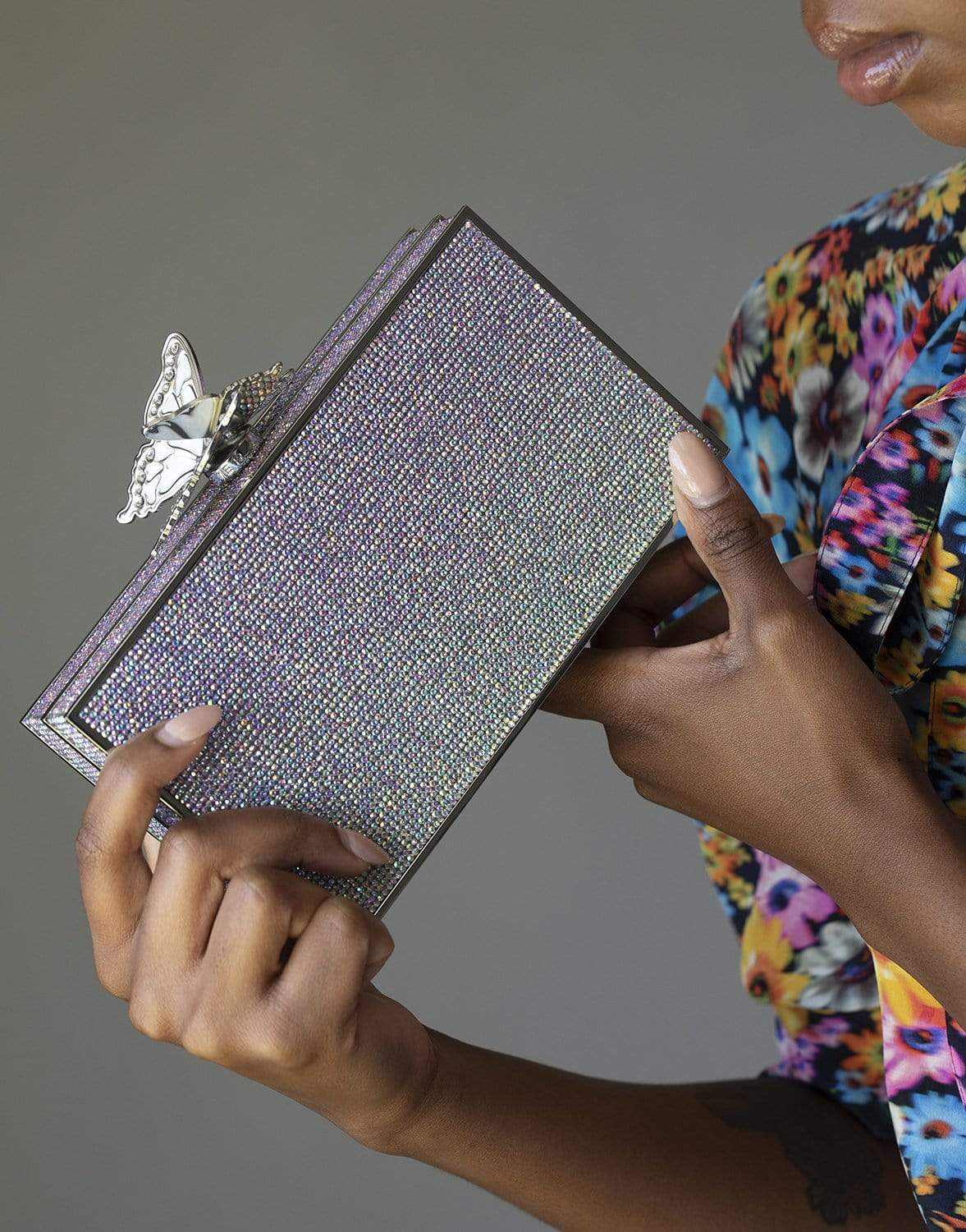 SOPHIA WEBSTER-Clara Butterfly Box Bag-SPEARMNT