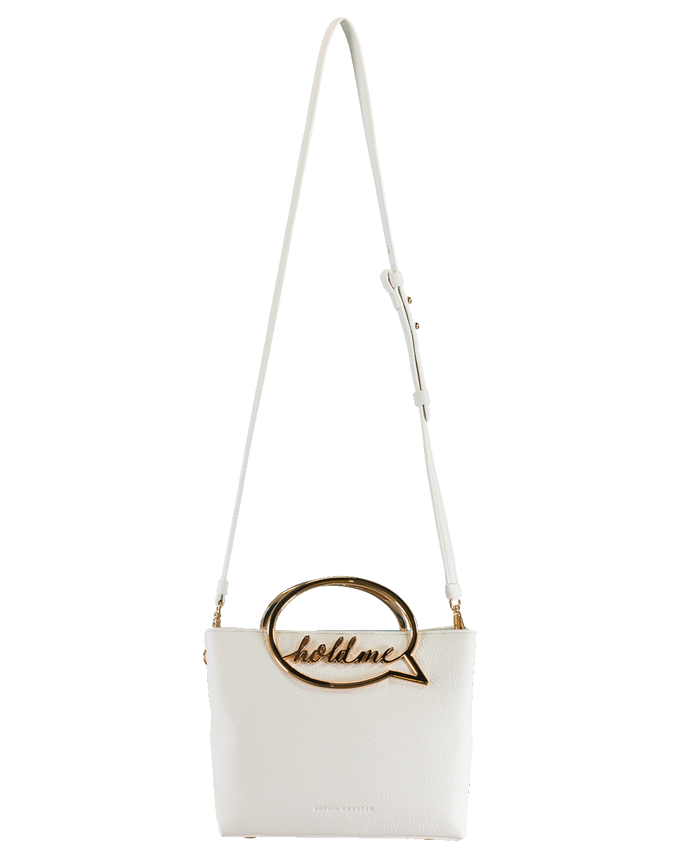 SOPHIA WEBSTER-Hold Me Shoulder Bag-WHITE