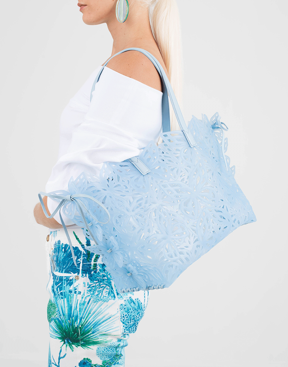 SOPHIA WEBSTER-Liara Jelly Tote-BABYBLUE