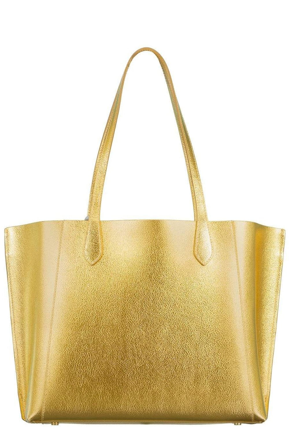 SOPHIA WEBSTER-Metallic Hola Tote - Gold-GOLD/SIL