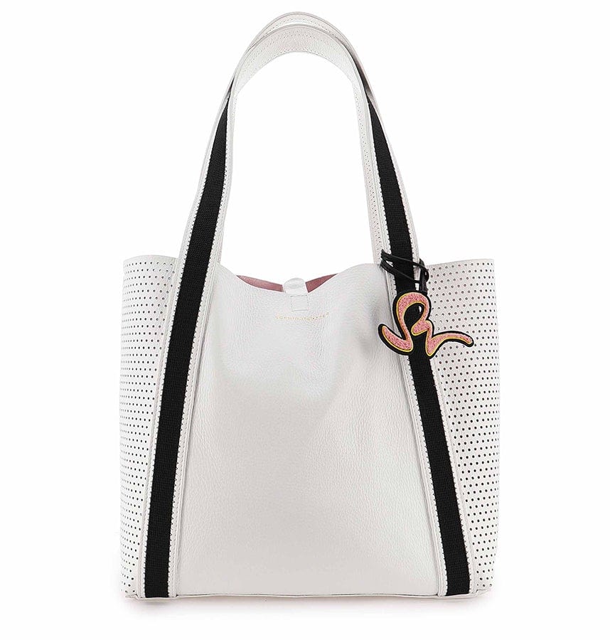 SOPHIA WEBSTER-Soft Hola Tote-WHT/PINK