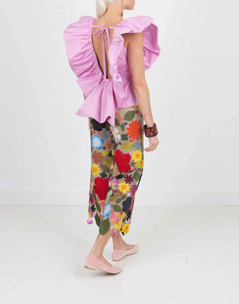 SOPHIA WEBSTER-Bibi Butterfly Velvet Flat-