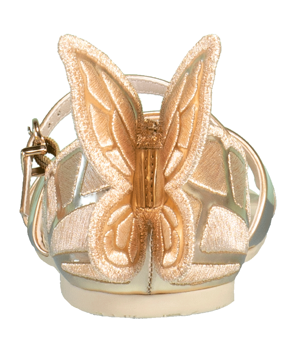SOPHIA WEBSTER-Chiara Embroidery Junior Sandal-ROSE GOLD