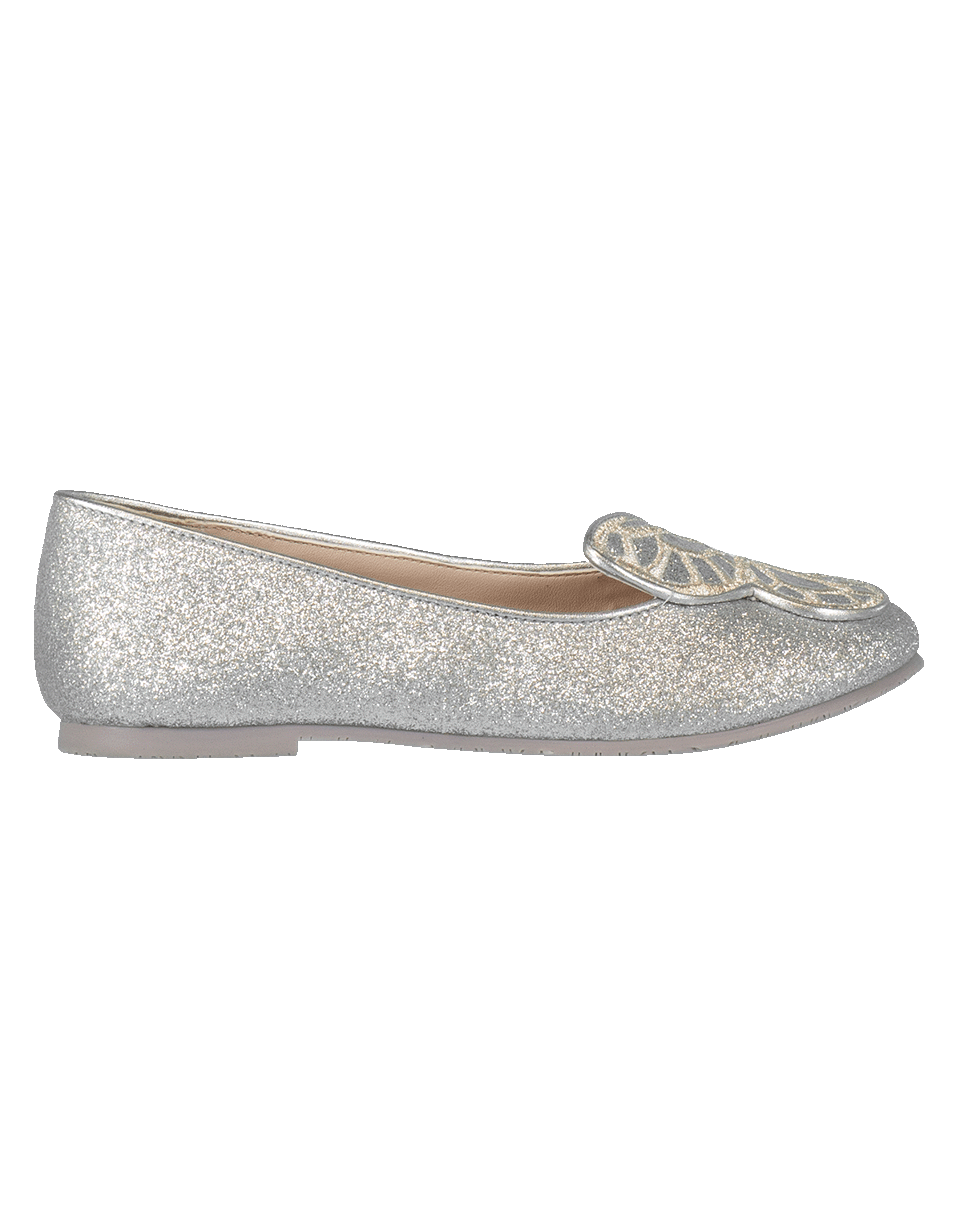SOPHIA WEBSTER-Bibi Butterfly Junior Flat-SILVER