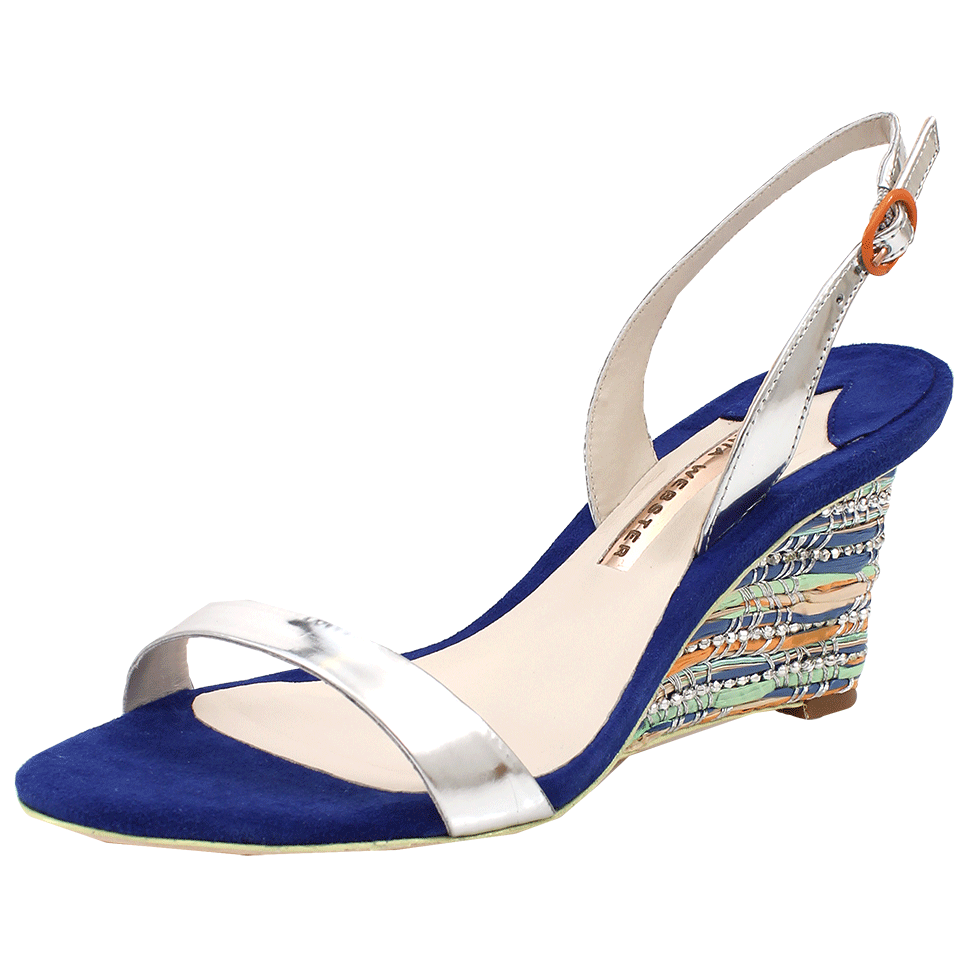 SOPHIA WEBSTER-Mirror Stripe Wedge-