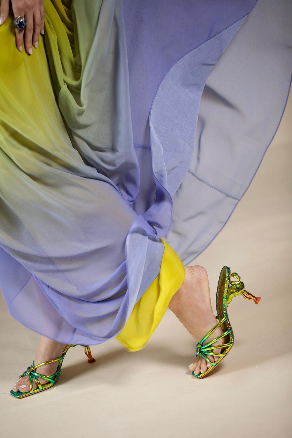 SOPHIA WEBSTER-Flo Flamingo Mid Mule-