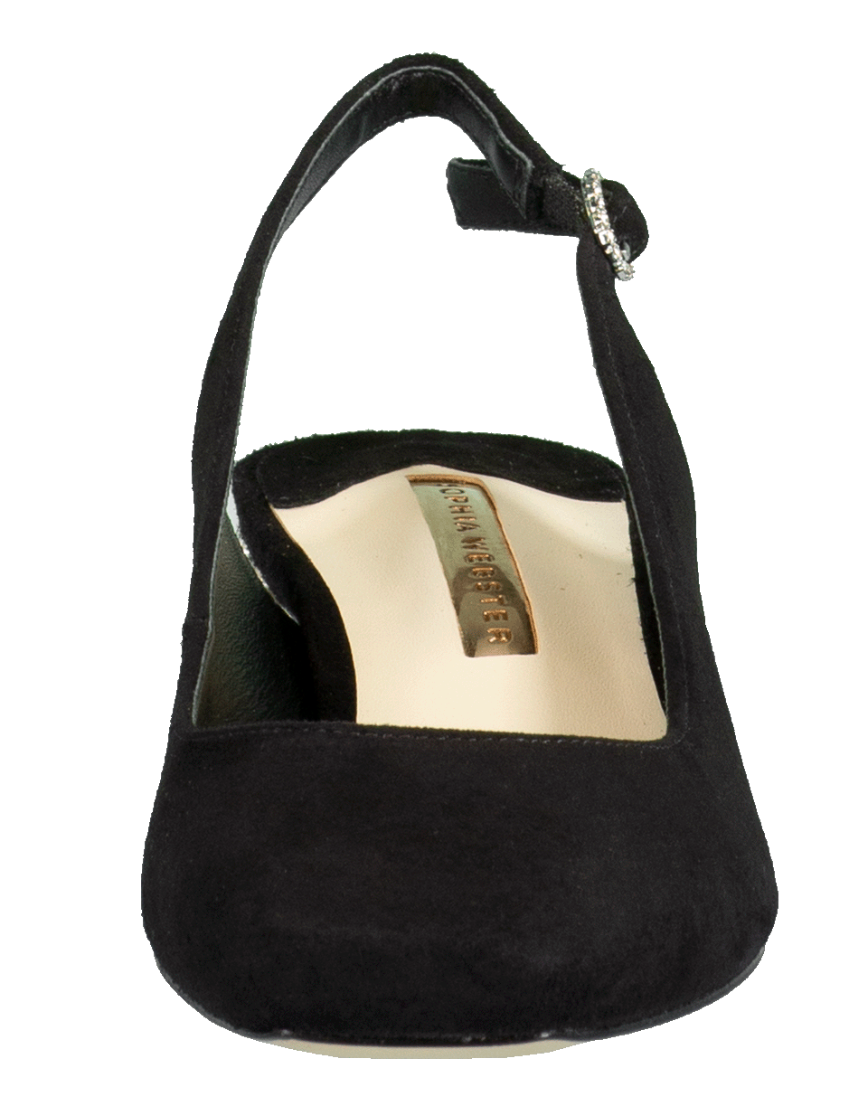 SOPHIA WEBSTER-Black Alice Slingback Pump-