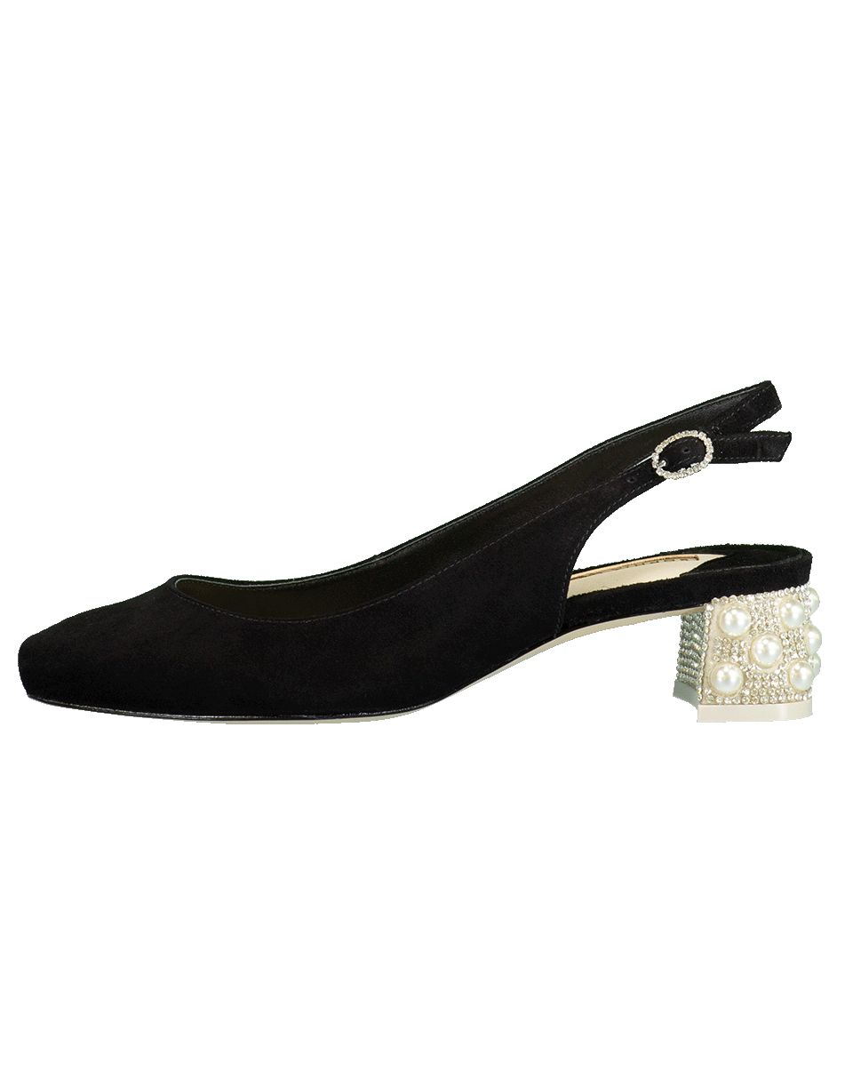 SOPHIA WEBSTER-Black Alice Slingback Pump-