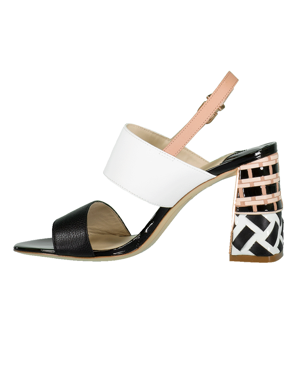 SOPHIA WEBSTER-Celia Mid Color Block Sandal-