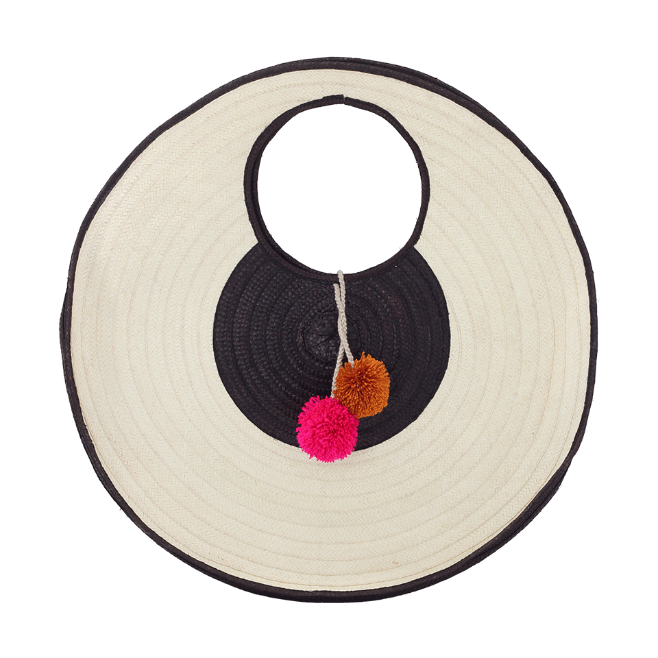 SOPHIE ANDERSON LTD-Adadora Circle Bag-NAT/BLK