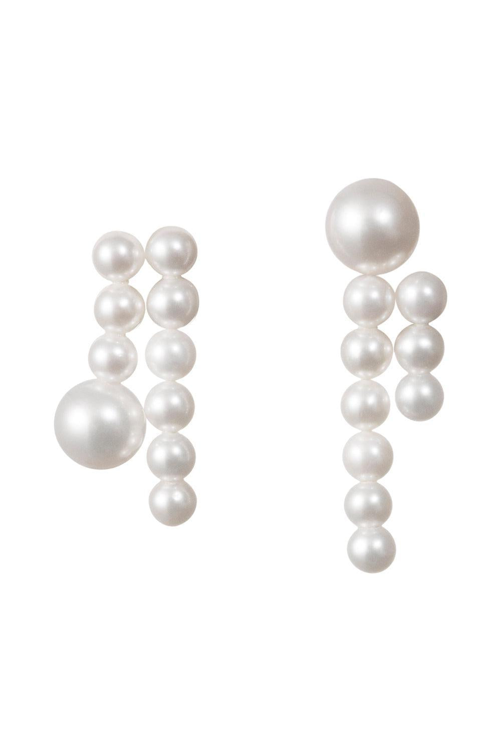 SOPHIE BILLE BRAHE-La Valse Deux Temps Earrings-YELLOW GOLD